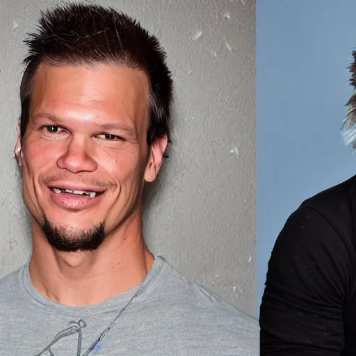 Image similar to Theo von with a mullet