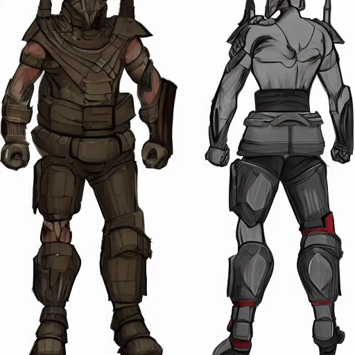 Image similar to detailed character concept art of mix between a spartan and heavy fbi soldier