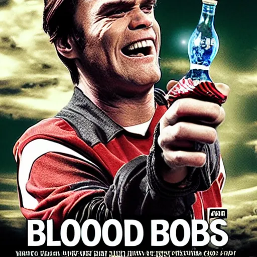 Image similar to blood bowl comedy movie poster starring jim carrey