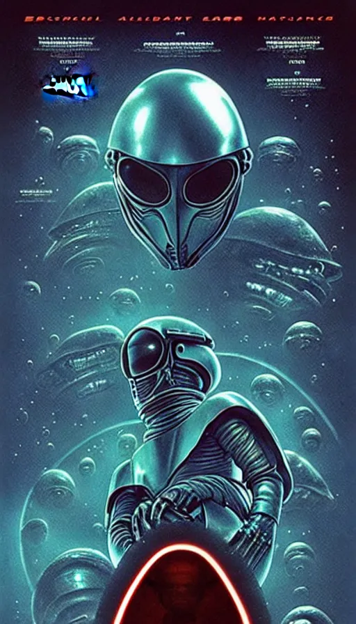 Prompt: exquisite alien poster art by lucasfilm, 8 k, denoised