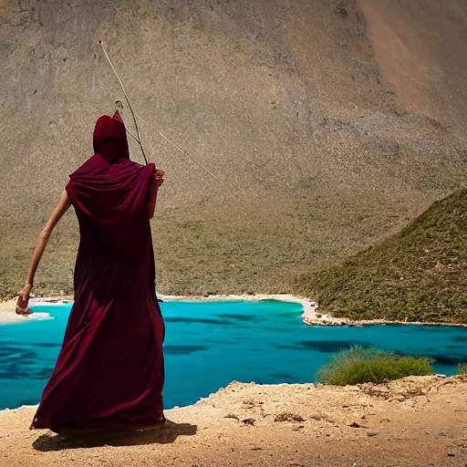 Image similar to man plays darbuka, beautiful bellidancer girl walks around Socotra among endemic plants, flowers and snags in a long transparent flowing dress and meets mystical animals, mystical insects, mystical birds, lizards, snakes, gorgeous, Atmosphere, hypnotic dimensions, mythology, Rococo, photorealism, ruan jia, steve mccurry, Zdzislaw Beksinski style, hyperrealistic, sharp focus, intricate concept art, digital painting, ambient lighting, 4k, hdt, artstation trending on Gsociety, trending on ArtstationHQ, trending on deviantart, professionally post-processed, wide-angle action dynamic portraithyperdetailed, hyper quality, 16K