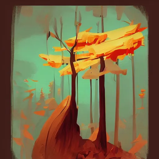 Image similar to digital painted stylized wood texture by james gilleard, fanny vergne, painterly, digital art, artstation
