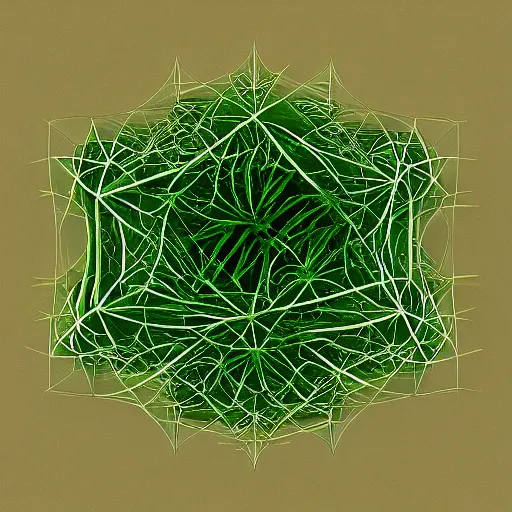 Image similar to a three dimensional representation of a four dimensional chive