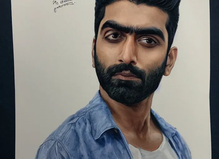 Image similar to a highly detailed beautiful portrait of ravi from ( izombie ) rahul kohli, james gurney, james jean