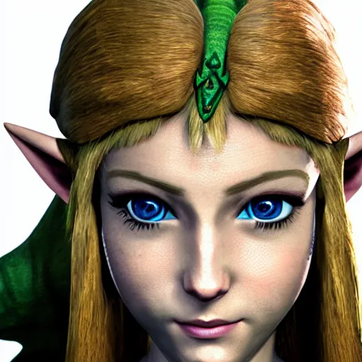 Prompt: realistic zelda