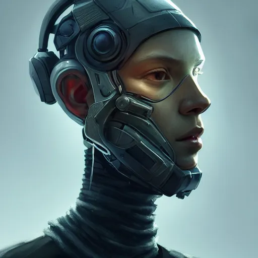 Image similar to portait of combine hl 2, techwear, sci - fi, intricate, elegant, highly detailed, digital painting, artstation, concept art, smooth, sharp focus, illustration, by bartek fedyczak, erak note, tooth wu, neil richards, kan liu, siwoo kim, jisu choe