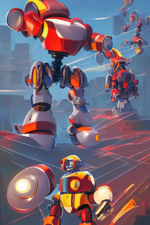 Image similar to metabots medabots medarotto medarot robot minimalist comics, behance hd by jesper ejsing, by rhads, makoto shinkai and lois van baarle, ilya kuvshinov, rossdraws global illumination ray tracing hdr radiating a glowing aura