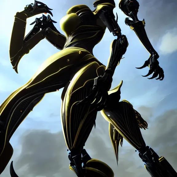 Image similar to highly detailed giantess shot, looking up at a giant 500 foot tall beautiful stunning saryn prime female warframe, as a stunning anthropomorphic robot female dragon, looming over you, walking toward you, detailed warframe legs towering over, camera looking up, posing elegantly, sharp claws, robot dragon feet, intimidating, proportionally accurate, anatomically correct, two arms, two legs, camera close to the legs and feet, giantess shot, warframe fanart, ground view shot, cinematic low shot, high quality, captura, realistic, professional digital art, high end digital art, furry art, macro art, giantess art, anthro art, DeviantArt, artstation, Furaffinity, 3D realism, 8k HD render, epic lighting, depth of field