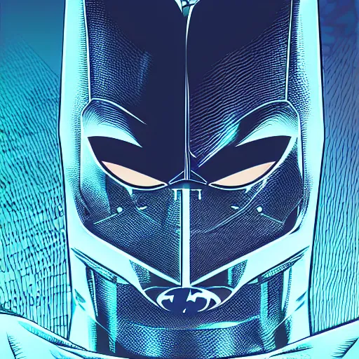 Image similar to batman portrait, synthwave, neon, vector graphics, cinematic, volumetric lighting, f 8 aperture, cinematic eastman 5 3 8 4 film, photorealistic