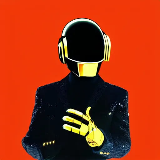 Prompt: daft punk cheng hsiao-ron