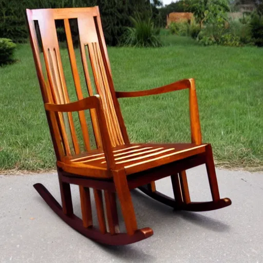 Image similar to beautiful wooden art deco rocking chair furniture plans detailed