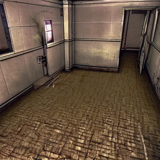 Image similar to pre rendered backgrounds for a capcom playstation 1 era survival horror horror game