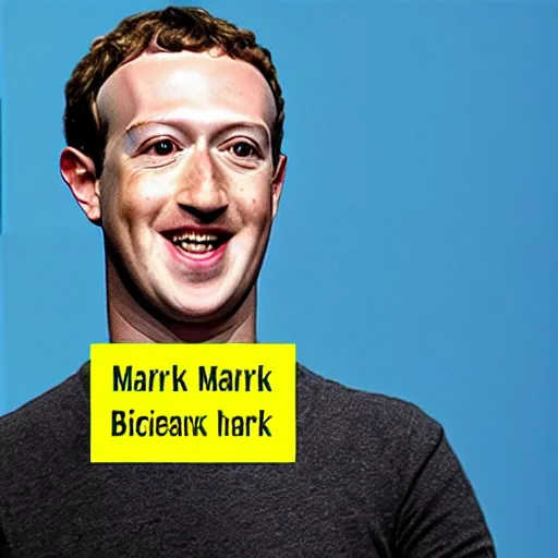 Image similar to Mark Zuckerberg with bright yellow and porous looking skin