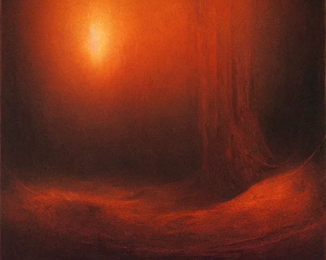 Prompt: by francis bacon, beksinski, mystical redscale photography evocative. transcendent force of nature, exalted entity, most holy