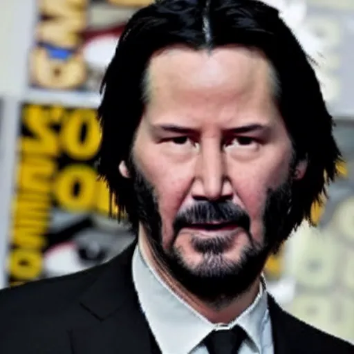 Prompt: Keanu Reeves cosplays as Wolverine