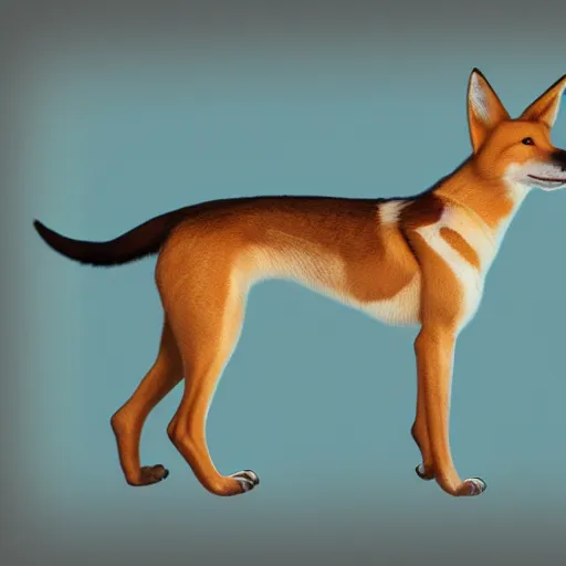 Image similar to realistic photo of dingo took my baby