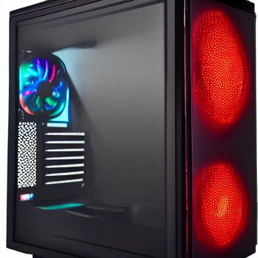 Prompt: RGB gaming pc by Francisco Goya