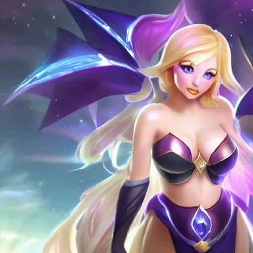Prompt: Lux from League of Legends