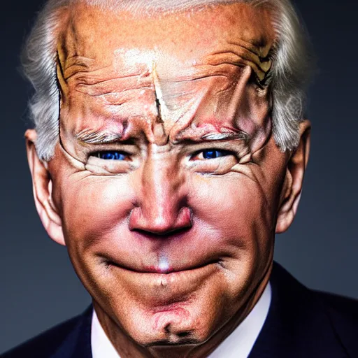 Image similar to A portrait of joe biden with stoned red eyes, highly detailed, studio lighting, professional photograph, 4K HD