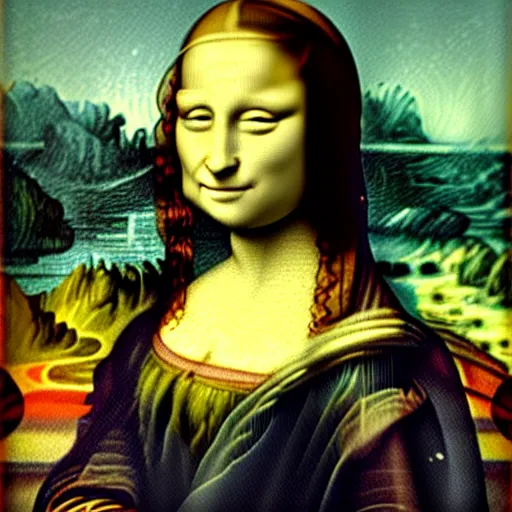 Prompt: Mona Lisa by Vincent Van Gogh