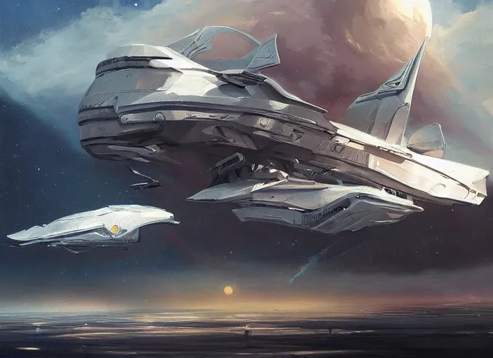 ArtStation - space warship