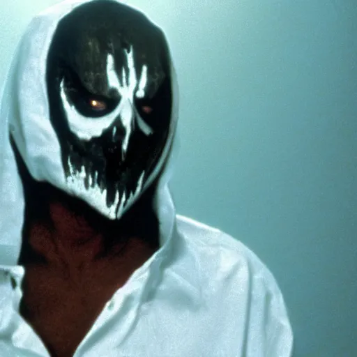 Image similar to Ghostface from the movie Scream