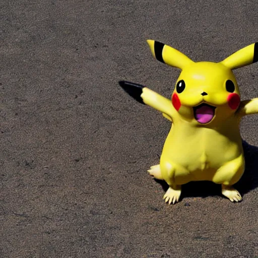 Image similar to real Pikachu skeleton photograph, highly detailed, 8K