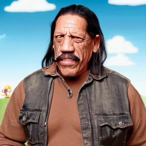 Image similar to Danny Trejo appears in teletubbies, still