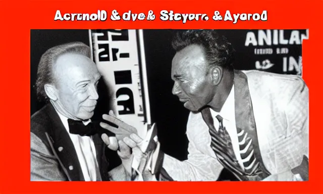 Image similar to arnold and sylvester