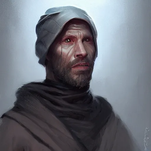 Prompt: portrait of a man by greg rutkowski, jedi knight, hybrid between human and twi'lek, wearing black wool cap, star wars expanded universe, he is about 3 0 years old, highly detailed portrait, digital painting, artstation, concept art, smooth, sharp foccus ilustration, artstation hq