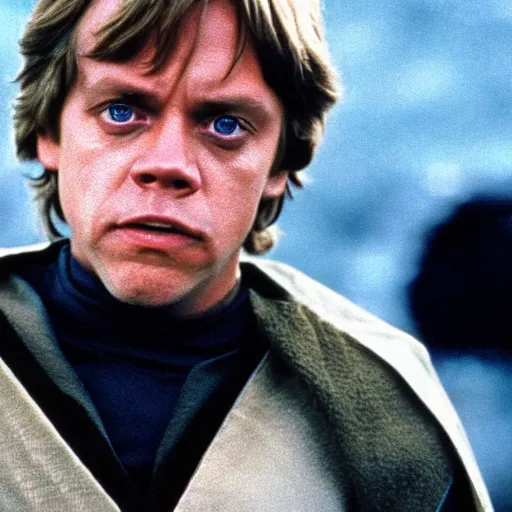 portrait of young mark hamill as luke skywalker in a, Stable Diffusion