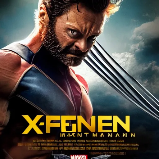 Image similar to wolverine in x - men suit played by nick offerman, logan marvel movie still, detailed 8 k, poster style, high resolution, photorealistic