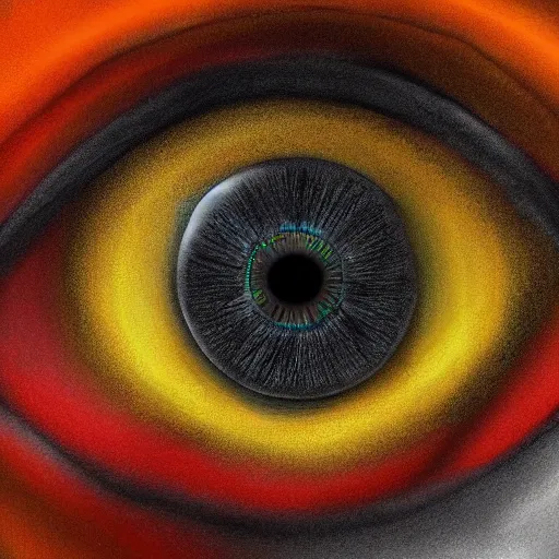 Image similar to sauron's eye of the rose, digital art, detailed