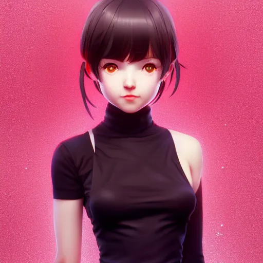 Prompt: point of view of a cute girl by artgerm, kissing you by ilya kuvshinov, point of view, rtx reflections, octane render 1 2 8 k, extreme high intricate details by wlop, digital anime art by ross tran, composition by tom bagshaw, lighting by wlop