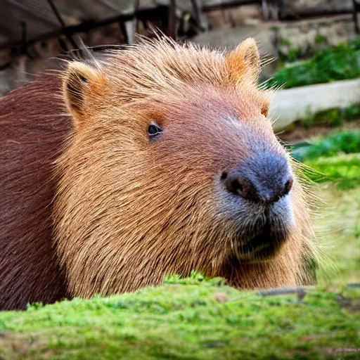 Prompt: giant capybara