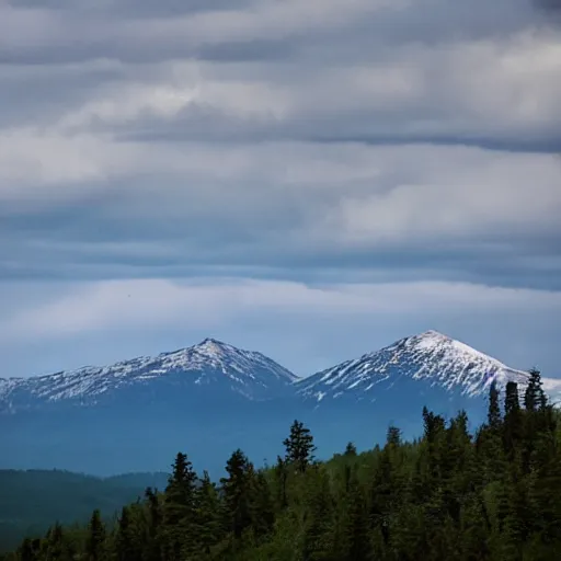 Prompt: the howling mountains