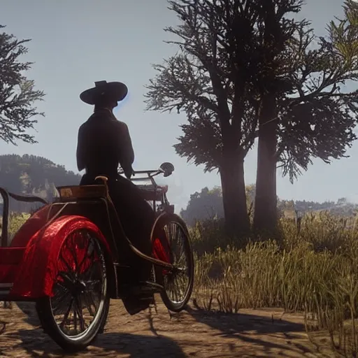 Image similar to Fancy posh bicycle in Red Dead Redemption 2