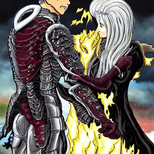 Image similar to guts killing griffith