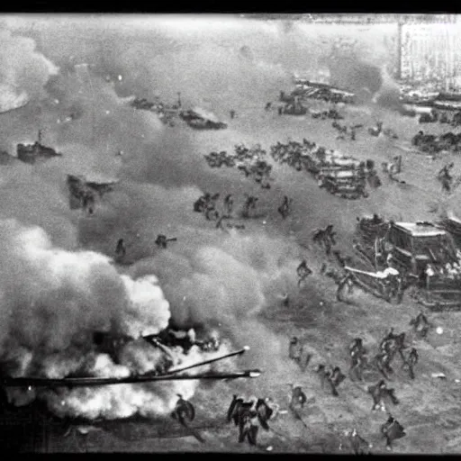 Prompt: photo of the battle of beijing, march 1 3, 2 0 3 4, world war 3, war zone,