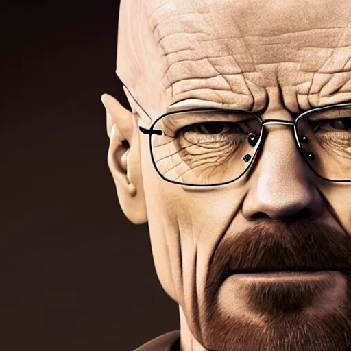 Image similar to Live Action Still of Walter White without a beard or facial hair, with no facial hair, with no beard, in Breaking Bad, real life, hyperrealistic, ultra realistic, realistic, highly detailed, detailed, very detailed, cool, ultra detailed, very realistic, trending on artstation, epic, HD quality, 8k resolution, body and headshot, film still, real, detailed face, very detailed face, real life