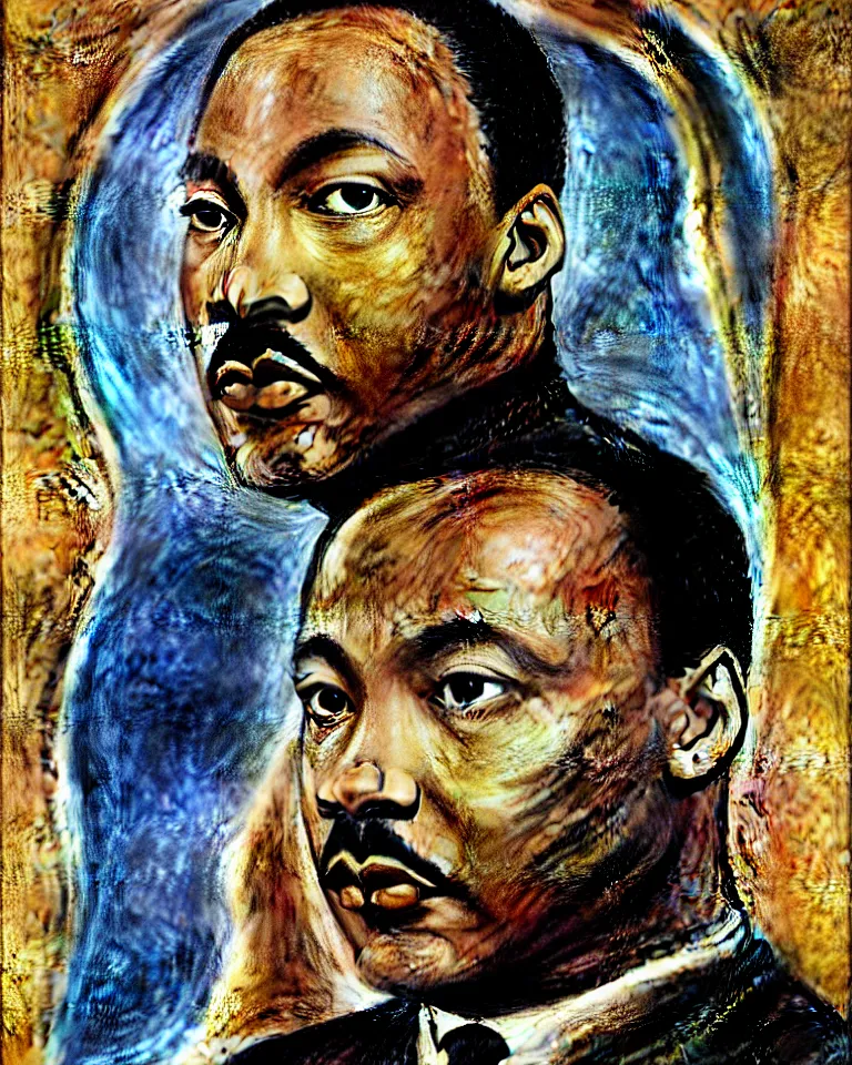 Image similar to Martin Luther King, Jr. by el Greco.