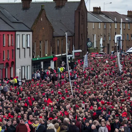 Prompt: bloody sunday, derry