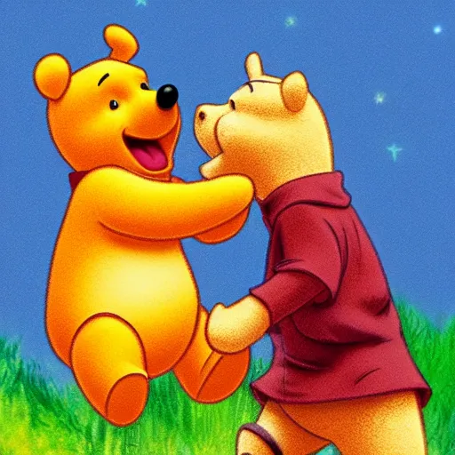 Image similar to winnie pooh in voyager