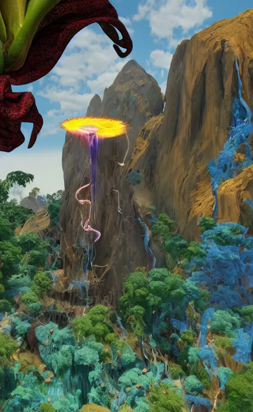 Prompt: hyper realistic third first image on the scattered absurdity server by dr strange and dr seuss, very pretty, portal hopping and time warping with reckless abandon