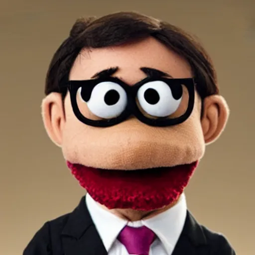 Prompt: John Oliver as a muppet