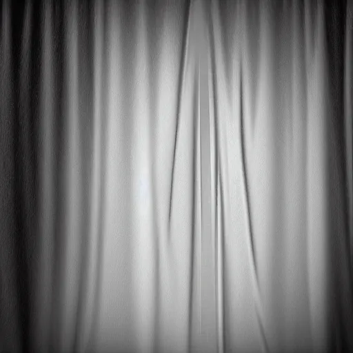Prompt: a ghost behind the curtains