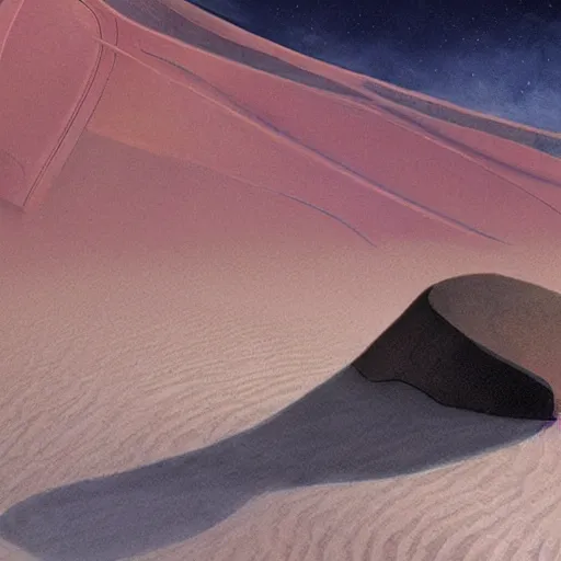 Prompt: concept art dune ( 2 0 2 1 ) sequel - n 4