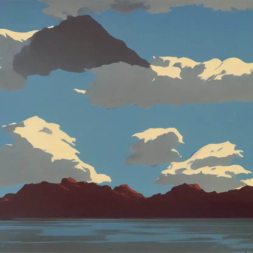 Image similar to landscape and clouds by ed mell.