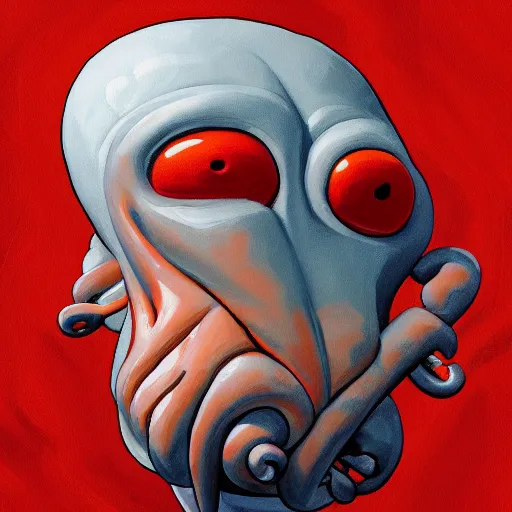 Prompt: a painting of zoidberg from futurama, stylized, beautiful, unimaginable, very high detailed, sharp focus, trending on artstation, cgsociety, deviantart