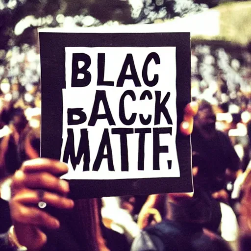 Prompt: “Black Lives Matter”